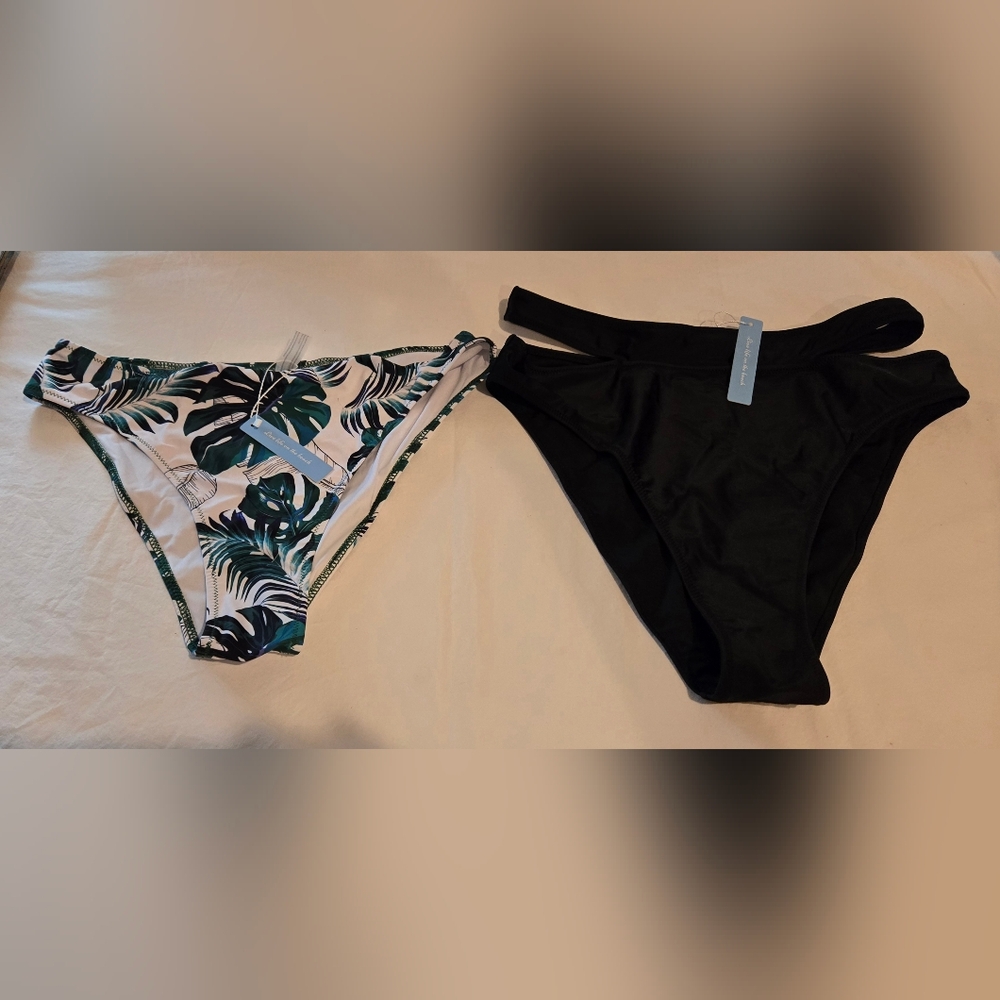 2 Swim Bottoms Sz XL Bikini Cupshe NWT
